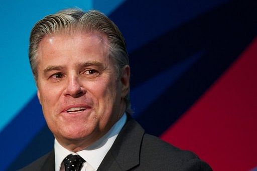 Brett Gosper, the Australian chief executive of the International Rugby Board, is pictured in London on May 2, 2013