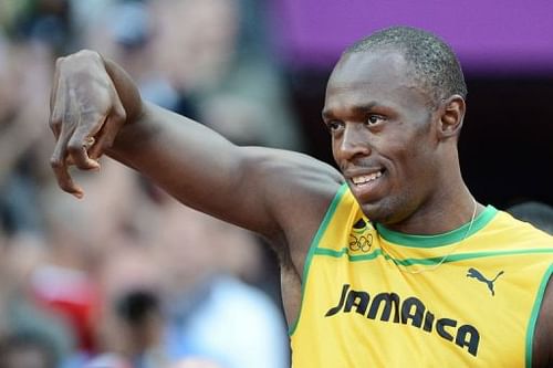 Jamaica's Usain Bolt is shown during the London 2012 Olympic Games on August 5, 2012