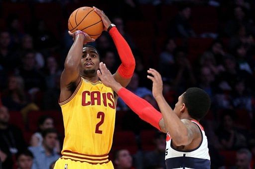 Cleveland Cavaliers&#039; Kyrie Irving is pictured during a game as part of the NBA All-Star Weekend on February 15, 2013