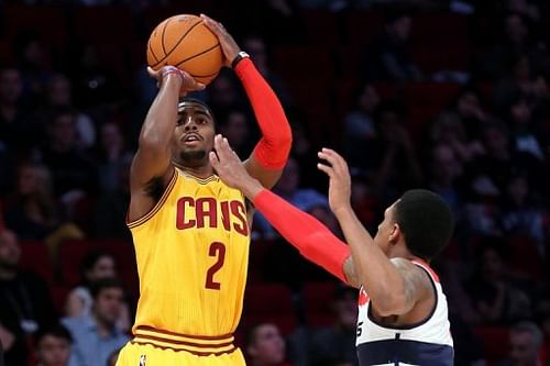 Cleveland Cavaliers' Kyrie Irving is pictured during a game as part of the NBA All-Star Weekend on February 15, 2013