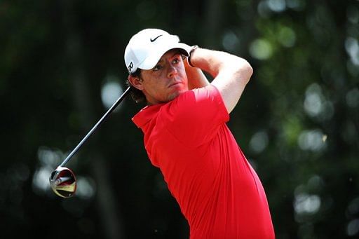 Rory McIlroy plays a shot during The Players championship at Sawgrass in Florida, on May 11, 2013