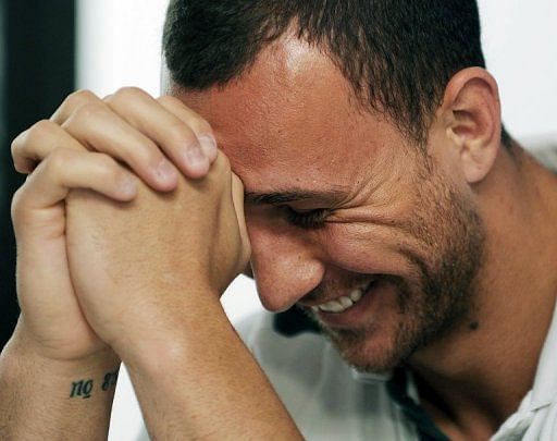 In this file photo, Quade Cooper is seen during a press conference in Auckland, on October 12, 2011