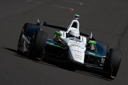 Ed Carpenter drives during final practice on May 24, 2013 for the 97th Indianapolis 500 mile race, Indiana