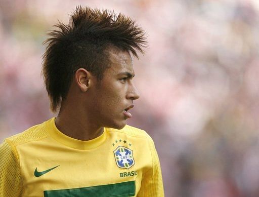 Neymar during the 2011 Copa America quarter-final against Paraguay in La Plata, Argentina on July 17, 2011