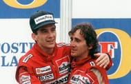 Ayrton Senna (l), Alain Prost
