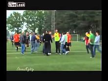 Video: Fight erupts in football match for disabled