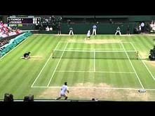 Video: Federer's amazing lob against Tsonga