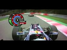 Video: Vettel's crash with Button at Spa