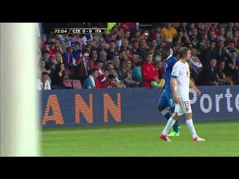 Video: Balotelli Red Card against Czech Republic
