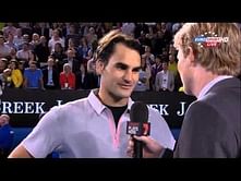 Video: Funny interviews of Federer