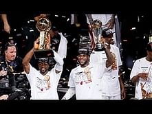 Video: Miami Heat receive Finals Trophy and LeBron James is Finals MVP