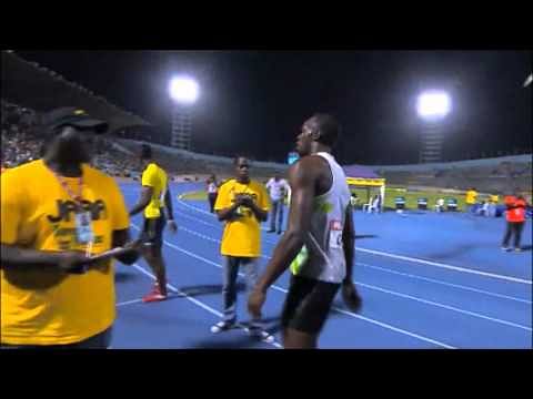 Video: Usain Bolt wins the 100m National Trials
