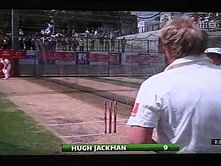 Video: Hugh Jackman v Shane Warne - Ashes 2010