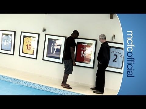 Video: Micah Richards shows off his football jersey collection