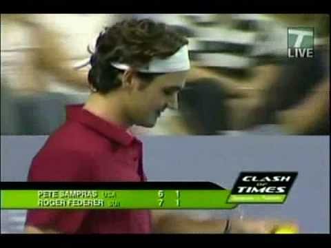 Video: Roger Federer's stunning drop shots against Sampras and Agassi