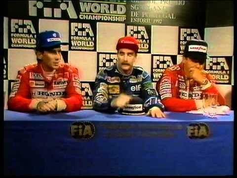 VIDEO: Aryton Senna calling Alain Prost a coward