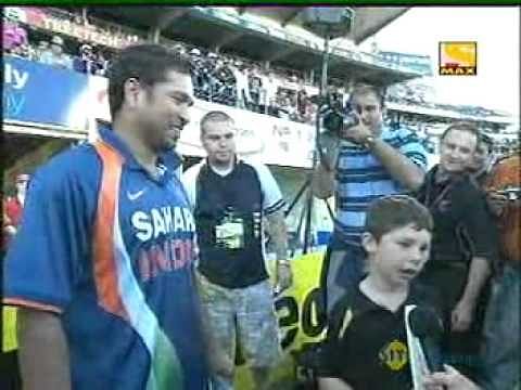 Video: Kiwi Sachin meets the Indian Sachin Tendulkar