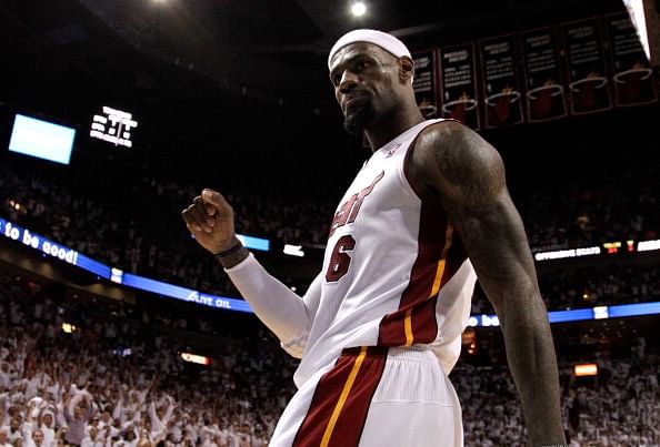 King: LeBron James won his fourth MVP award in five years this season. (Getty Images)