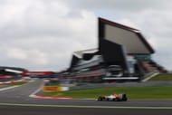 Paul di Resta of Force India drives during qualifying for the British Grand Prix at Silverstone Circuit on July 7, 2012 in Northampton, England. (Getty Images)