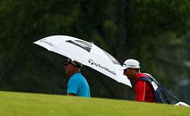 Darkness halts first round of US Open 2013