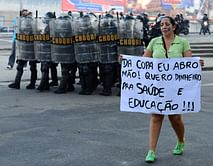 Video: Protests turn violent ahead of Confederations Cup semi-final