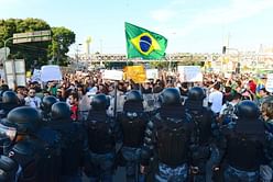 Brazilian police probe World Cup stadium fire