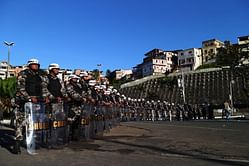 Protests pierce football bubble at Confederations Cup