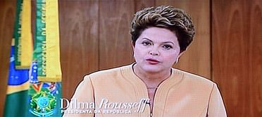 President Rousseff says Brazil can do better, slams violence