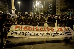 Rio tent camp offers glimpse of Brazil's anger
