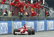 MOTORSPORT/FORMEL 1: GP von ENGLAND 2002