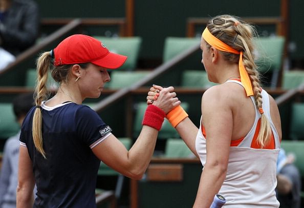 Victoria Azarenka survives Cornet scare at French Open