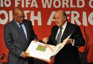 Media Briefing with Jacob Zuma (President of RSA) and Joseph S. Blatter (President of FIFA)