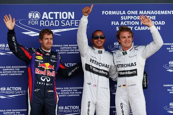 Lewis Hamilton achieves his first target at the British Grand Prix by topping Qualifying session