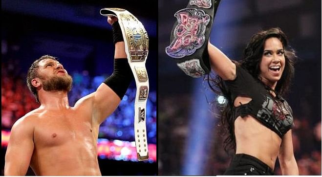 Tweets from newly crowned champions: Curtis Axel and AJ Lee