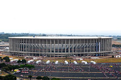 Brazil protesters block access to Confed Cup arena