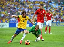 Filipe Luis revels as Brazil's first-choice left-back