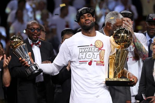 LeBron James #6 of the Miami Heat (Getty Images)