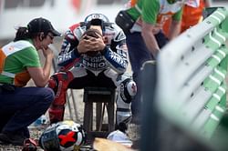 Lorenzo crashes in Assen practice