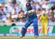 Mahela Jayawardena of Sri Lanka hits out during the ICC Champions Trophy Group A fixture between Sri Lanka and Australia at The Kia Oval on June 17, 2013 in London, England. (Getty Images)