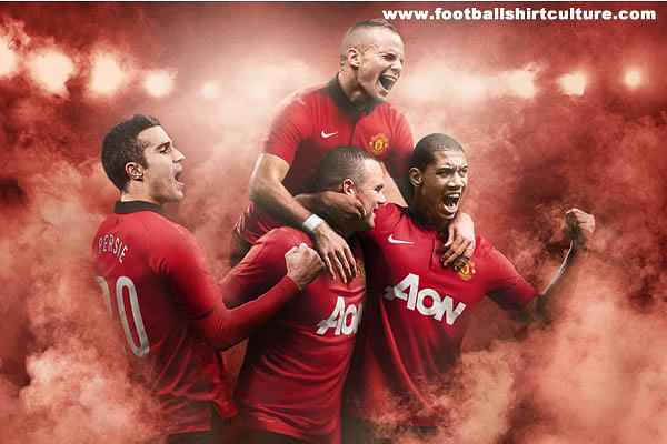 Manchester United's 2013-14 jersey unveiled