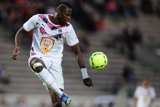 Bordeaux&#039; Cheick Diabate, pictured during their French Ligue 1 match against Evian, on May 26, 2013