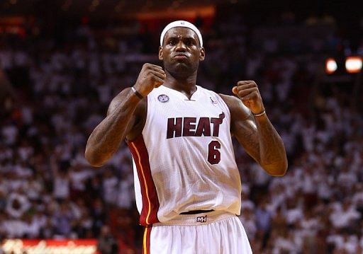 LeBron James of the Miami Heat, seen in action against the Indiana Pacers, in Miami, on May 30, 2013
