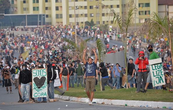 Fresh protests erupt in Brazil despite Rousseff speech