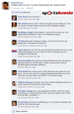 Rohit Sharma gets trolled on his FB Wall