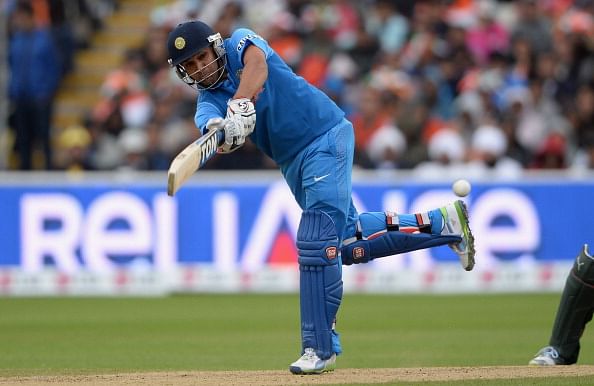 Rohit Sharma of India bats during the ICC Champions Trophy match between India and Pakiatan at Edgbaston on June 15, 2013 in Birmingham, England.  (Getty Images)