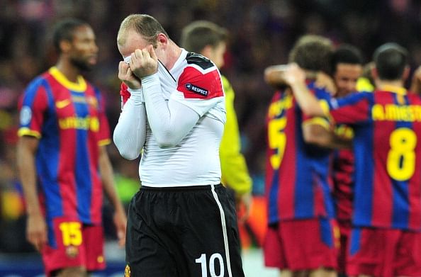 Barcelona in a three-way battle for Wayne Rooney