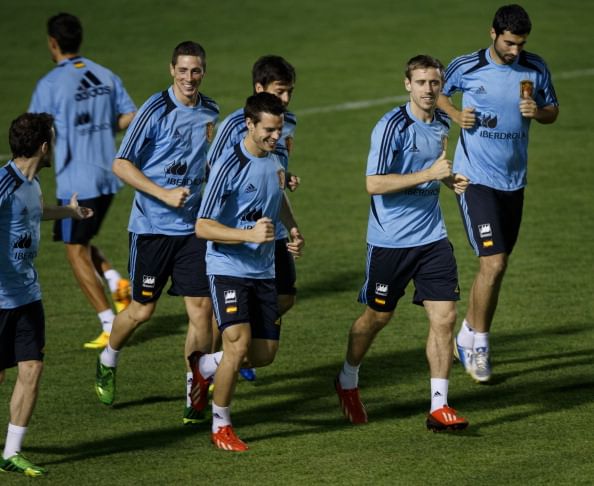 Video: Spain train ahead of Group B clash with Nigeria