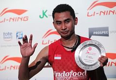Indonesian shuttler Sugiarto wins Singapore Open