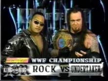 Video: Undertaker vs. The Rock WWF Championship
