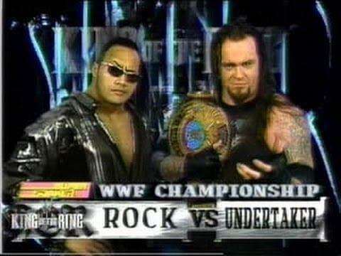 Video: Undertaker vs. The Rock WWF Championship